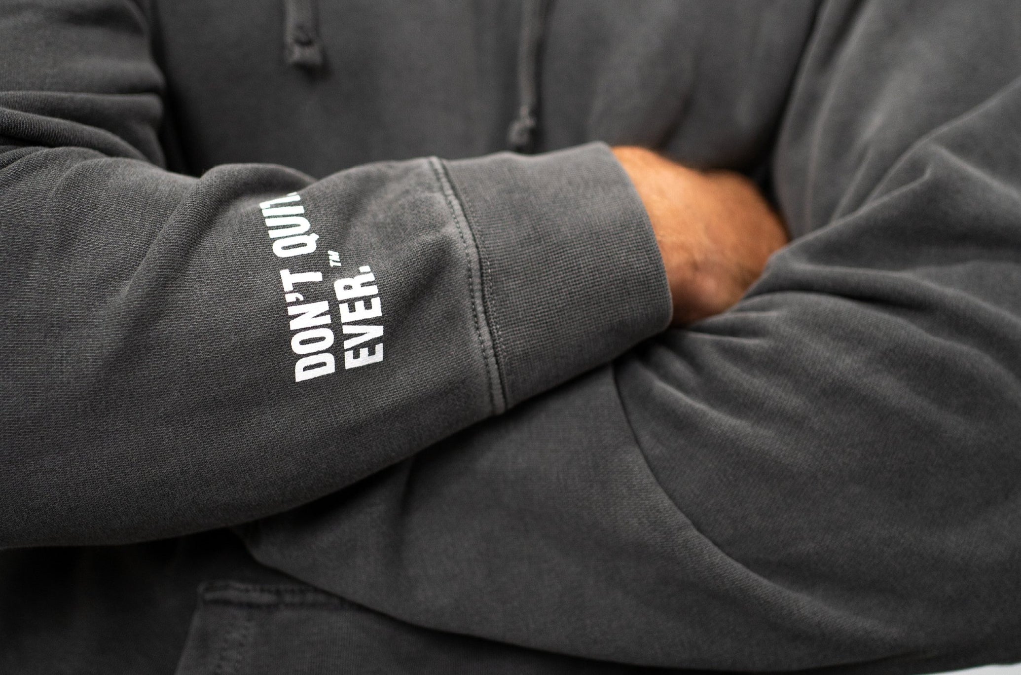 Man Wearing Torque Fitness Hoodie